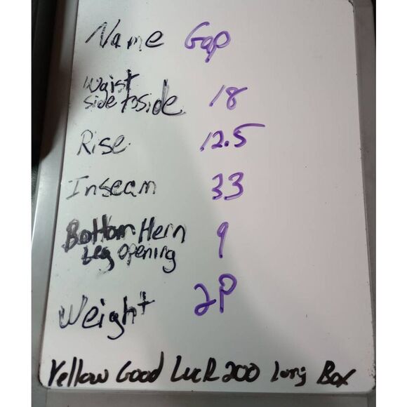 Gap Pants Men's 36 34 Black Wool Blend - Picture 6 of 6